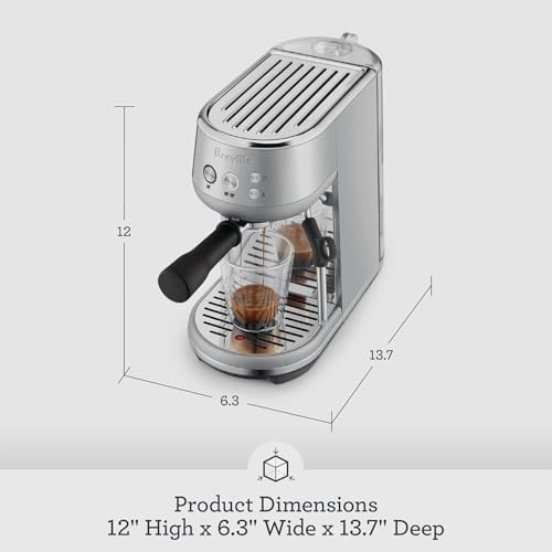 47 oz Compact Espresso Machine with Milk Frothing Wand