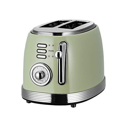 800W Retro 2-Slice Toaster with Adjustable Sandwich Grill