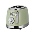800W Retro 2-Slice Toaster with Adjustable Sandwich Grill