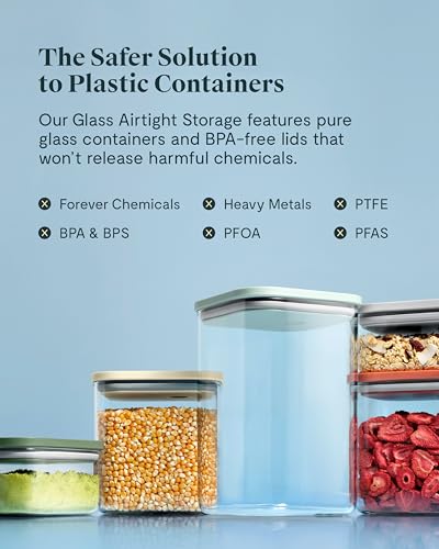 Airtight Glass Food Storage Container Bundle Set