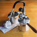 Handheld Steam Milk Frother with Three-Hole Nozzle