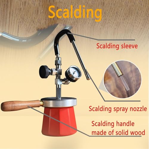 Handheld Steam Milk Frother with Three-Hole Nozzle