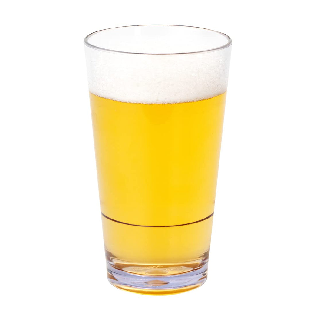 Reusable Plastic Drinking Glasses, 9 oz, Set of 12
