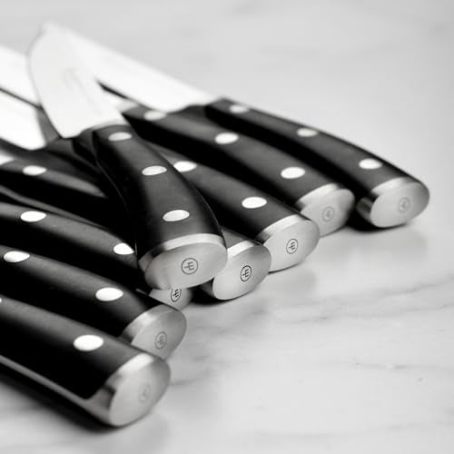 8-Piece Steak Knife Set with Wooden Storage Case