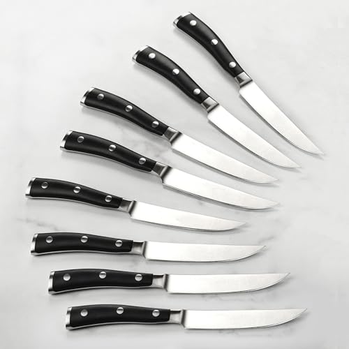 8-Piece Steak Knife Set with Wooden Storage Case