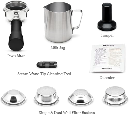 47 oz Compact Espresso Machine with Milk Frothing Wand