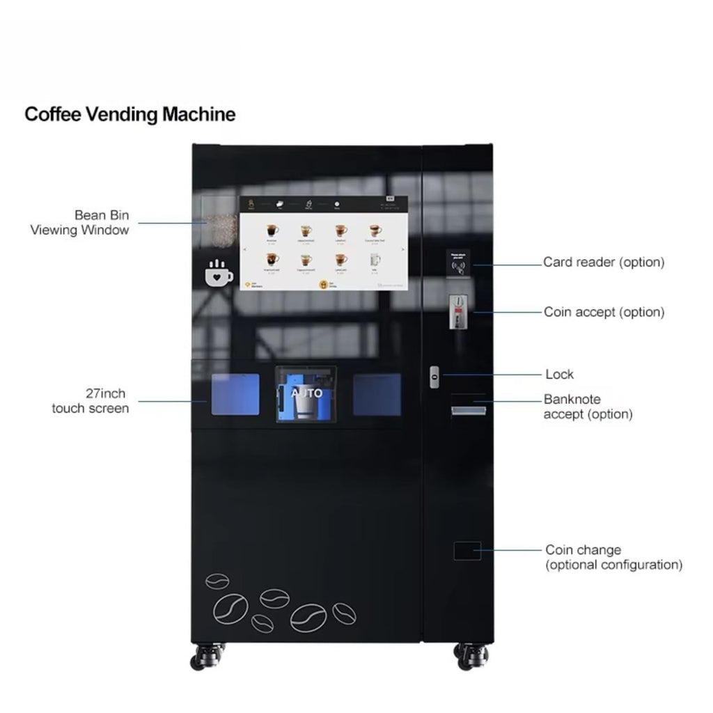 Commercial Coffee Vending Machine for Hot Beverage Service