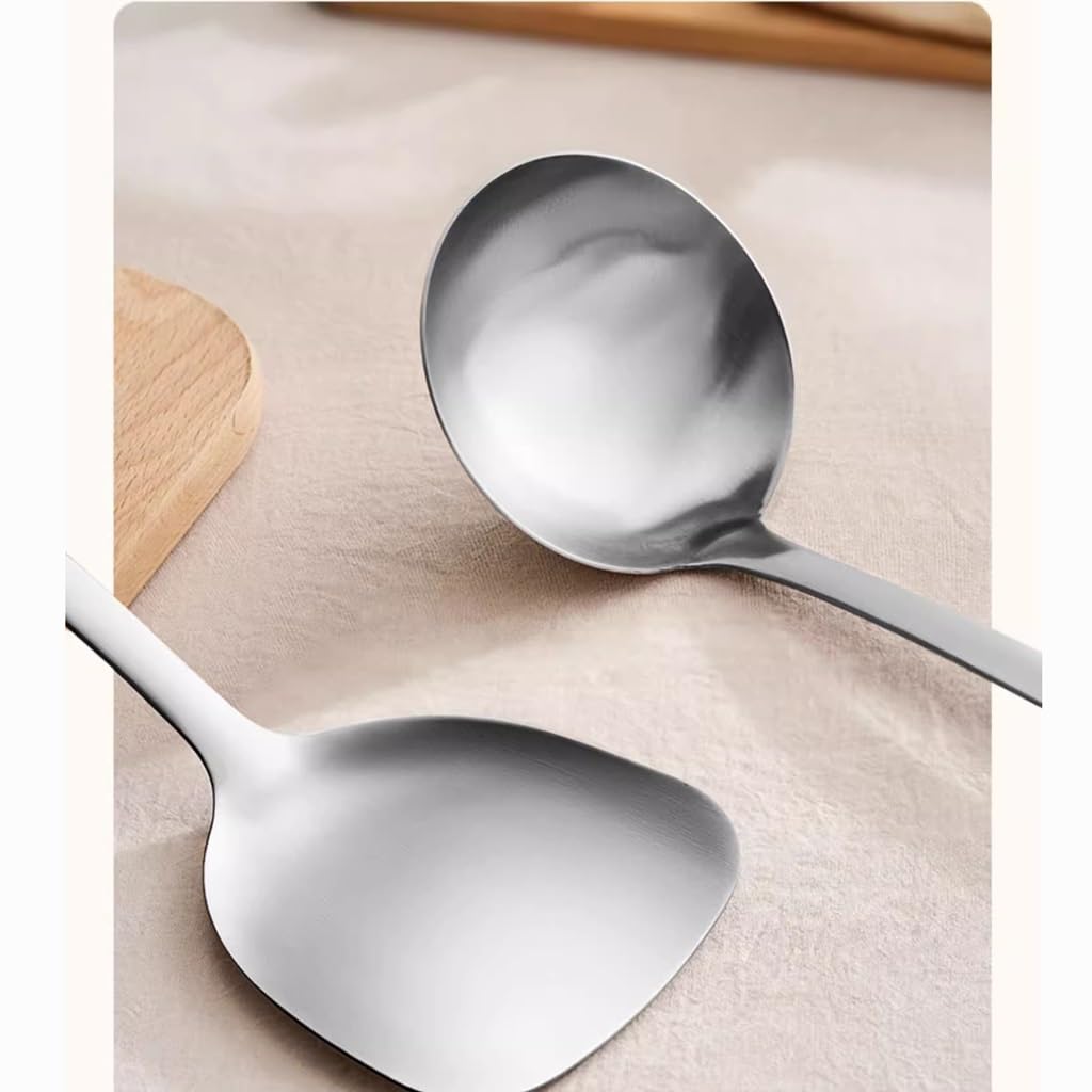 Soup Ladle and Colander Kitchen Utensil Set for Cooking