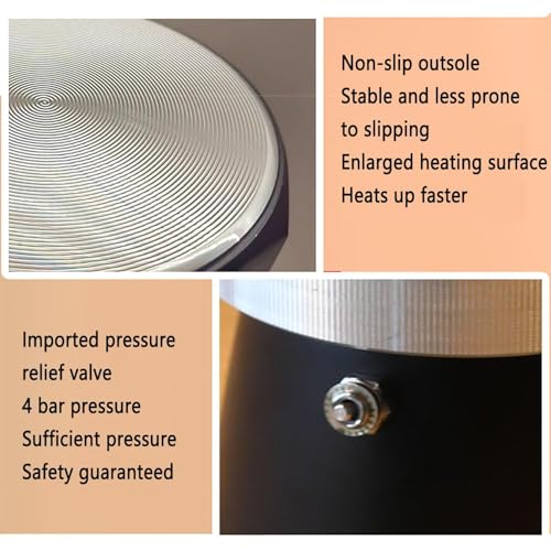 Handheld Steam Milk Frother with Three-Hole Nozzle