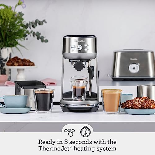 47 oz Compact Espresso Machine with Milk Frothing Wand