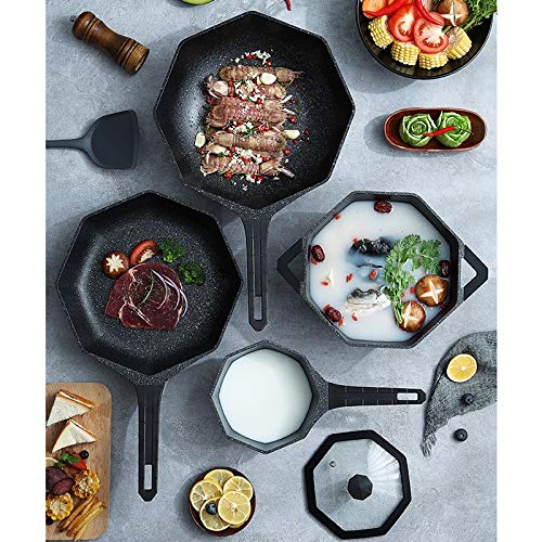 4-Piece Nonstick Pots and Pans Cookware Set for Induction