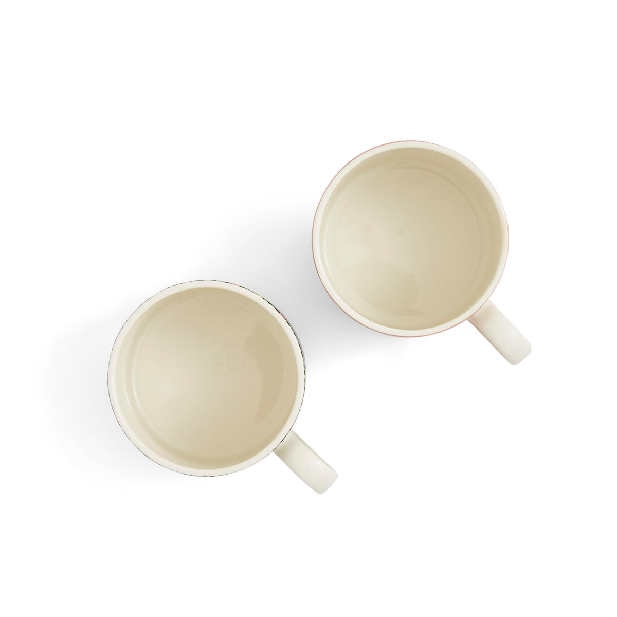 Pimpernel & Forest Hare Porcelain Mugs, 12 oz, Set of 2