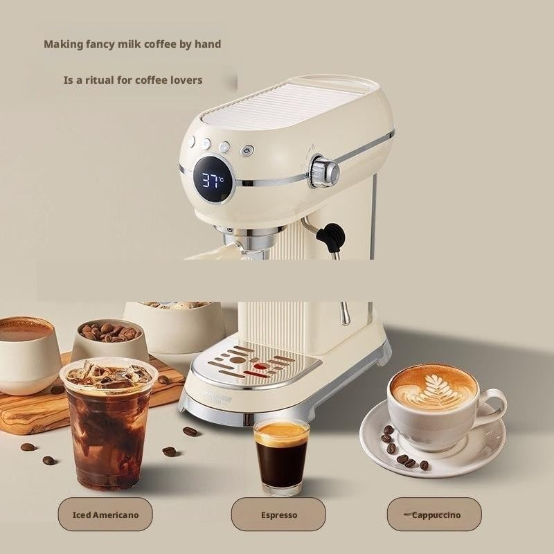 Semi-Automatic Espresso Machine with Milk Frothing System