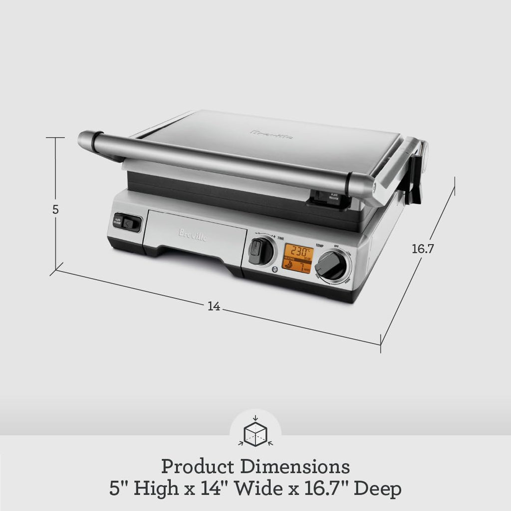 Smart Indoor Grill with Adjustable Temperature Control