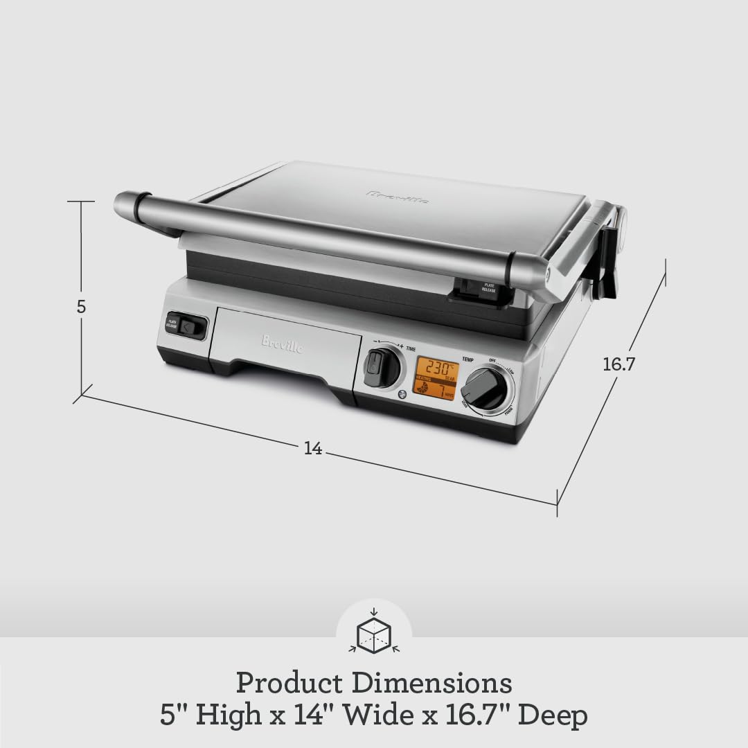 Smart Indoor Grill with Adjustable Temperature Control
