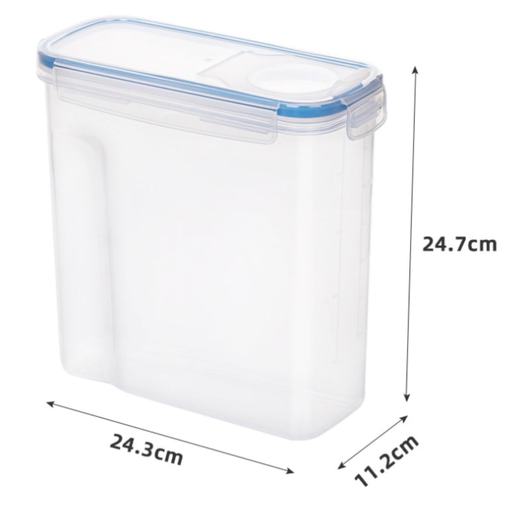 Airtight Cereal and Rice Dispenser Set, 4-Piece