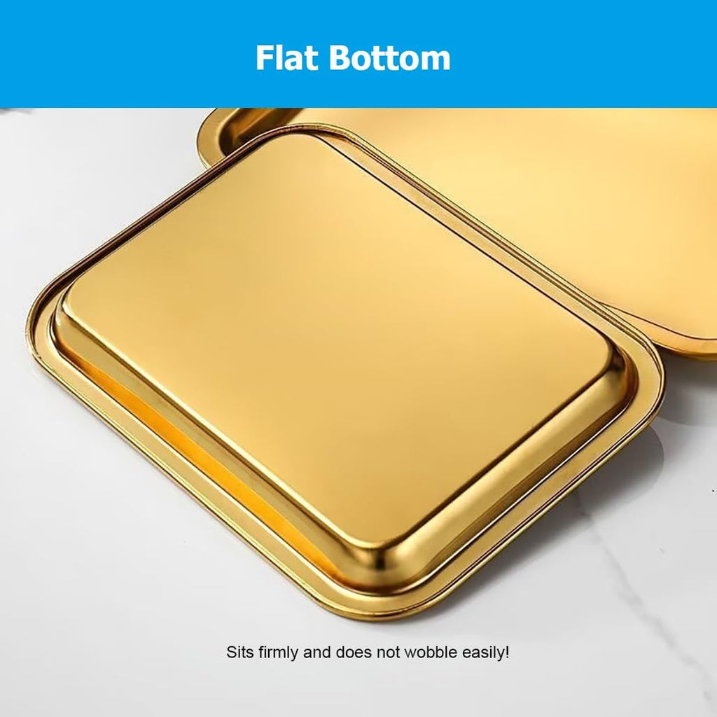 6-Piece Stainless Steel Cookie Sheet Set, 58 x 42 cm
