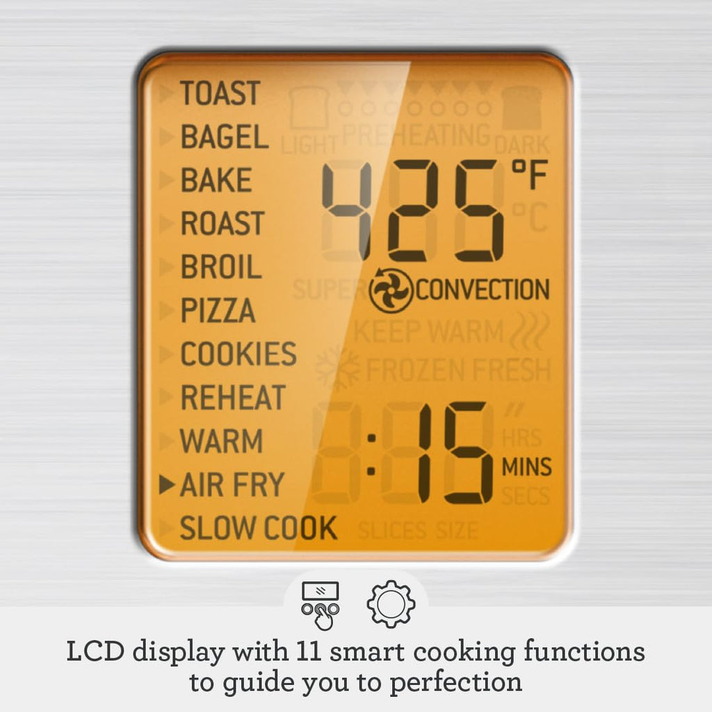Smart Air Fryer & Convection Countertop Oven with Digital Controls