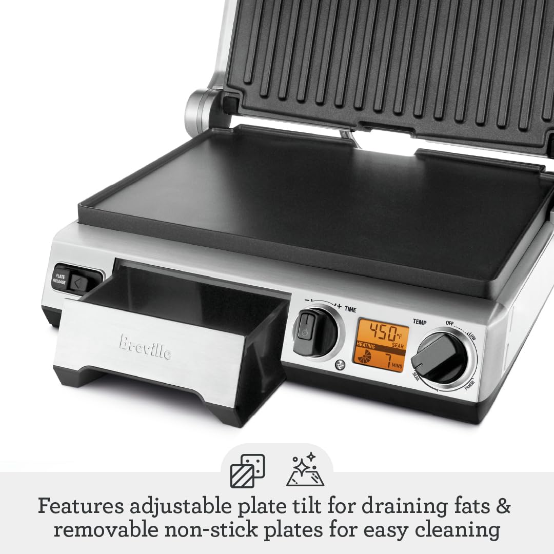 Smart Indoor Grill with Adjustable Temperature Control