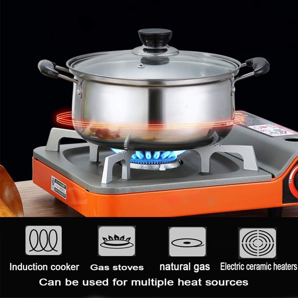 3-Piece Stainless Steel Nonstick Saucepan Set with Lids