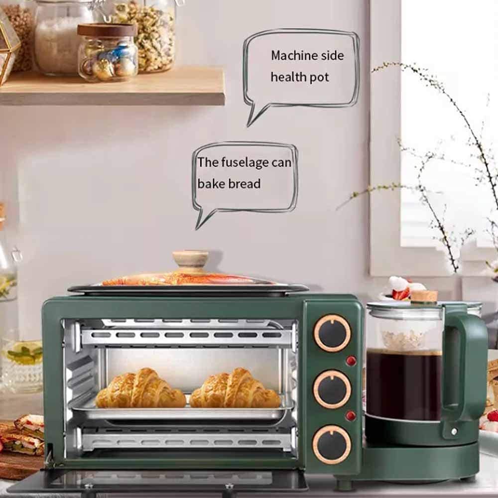 3-in-1 Breakfast Station with Toaster, Kettle & Coffee Maker