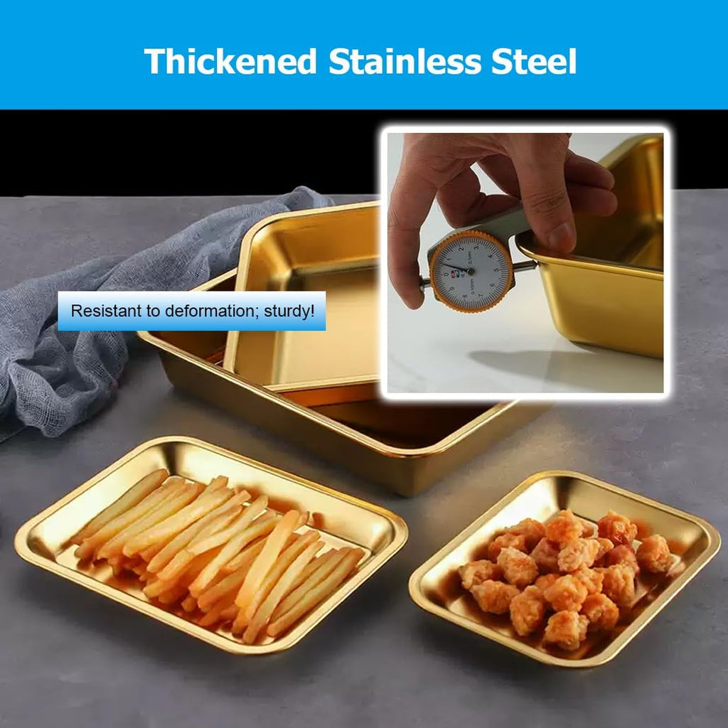6-Piece Stainless Steel Cookie Sheet Set, 58 x 42 cm