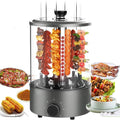 1100W Vertical Electric Rotisserie Grill with 360° Rotation