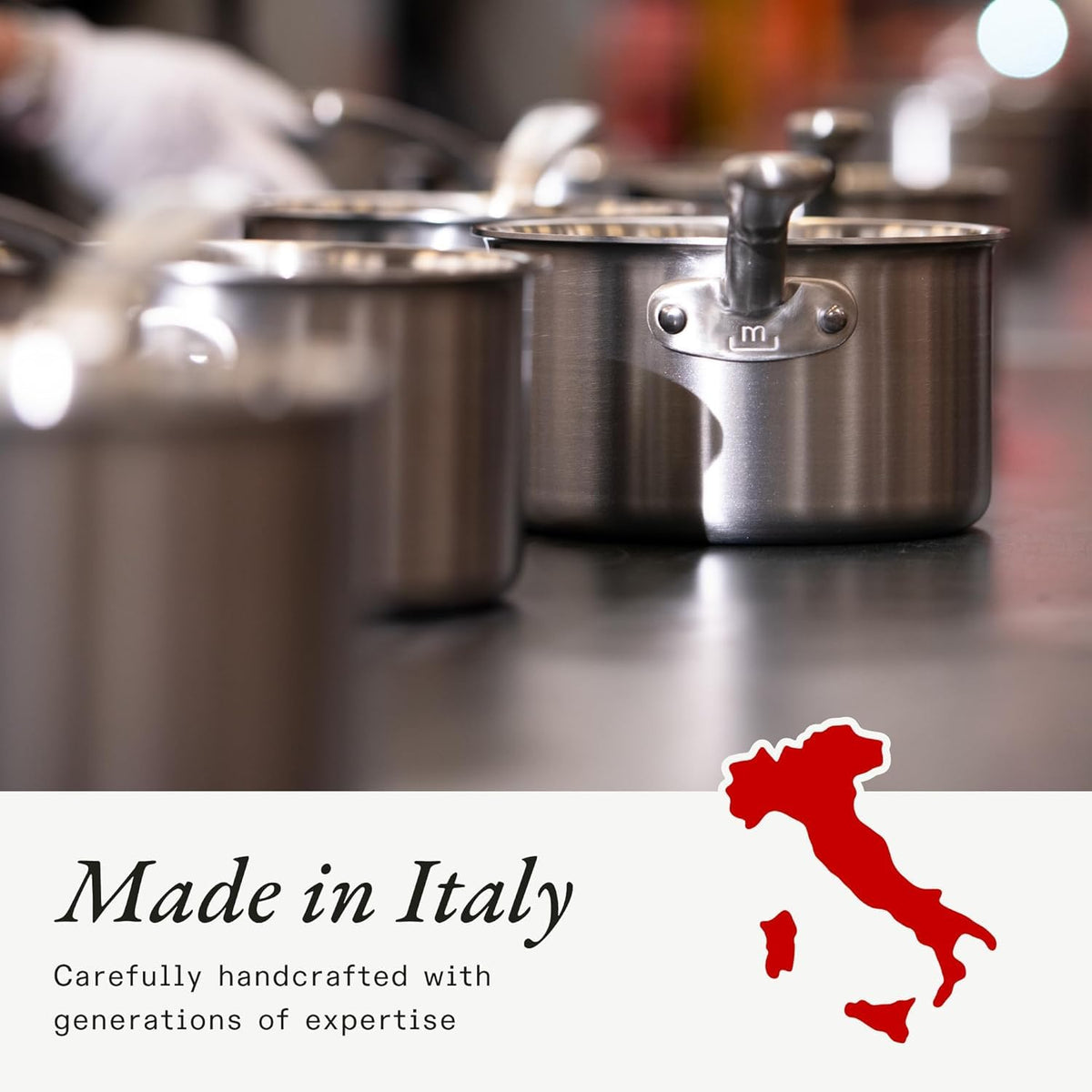 6-Piece Stainless Steel Cookware Set for Everyday Cooking
