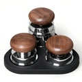 4-Piece 58mm Espresso Tamper Set with WDT Tool & Mat