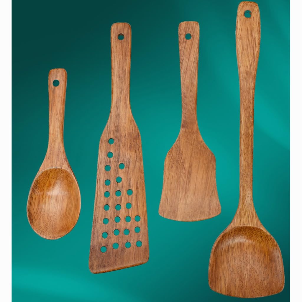 Heat-Resistant Kitchen Utensil Set with Anti-Scald Handles