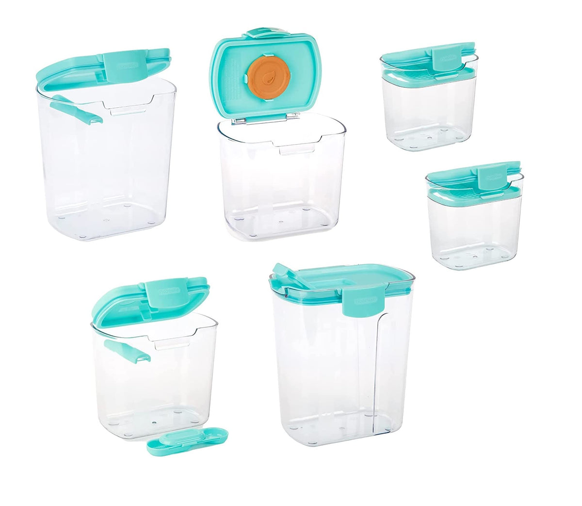 Airtight Baking Ingredient Storage Canister Set with Accessories