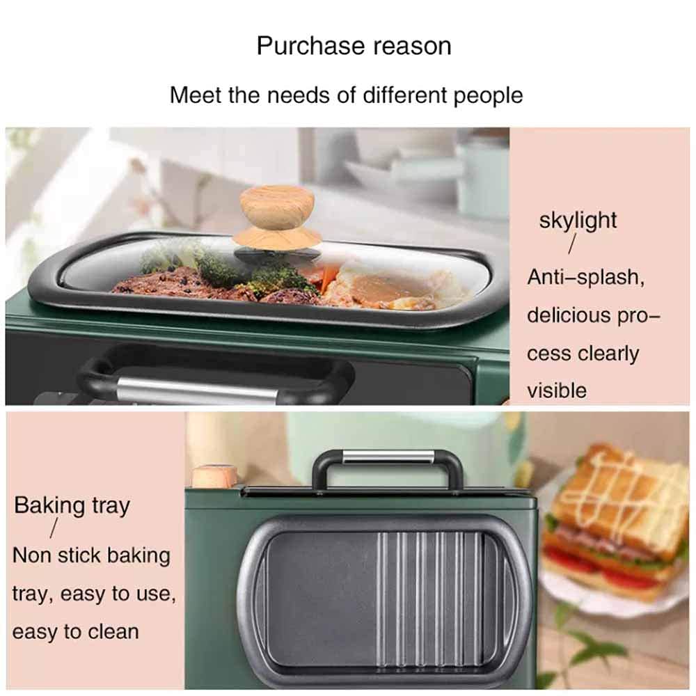 3-in-1 Breakfast Station with Toaster, Kettle & Coffee Maker
