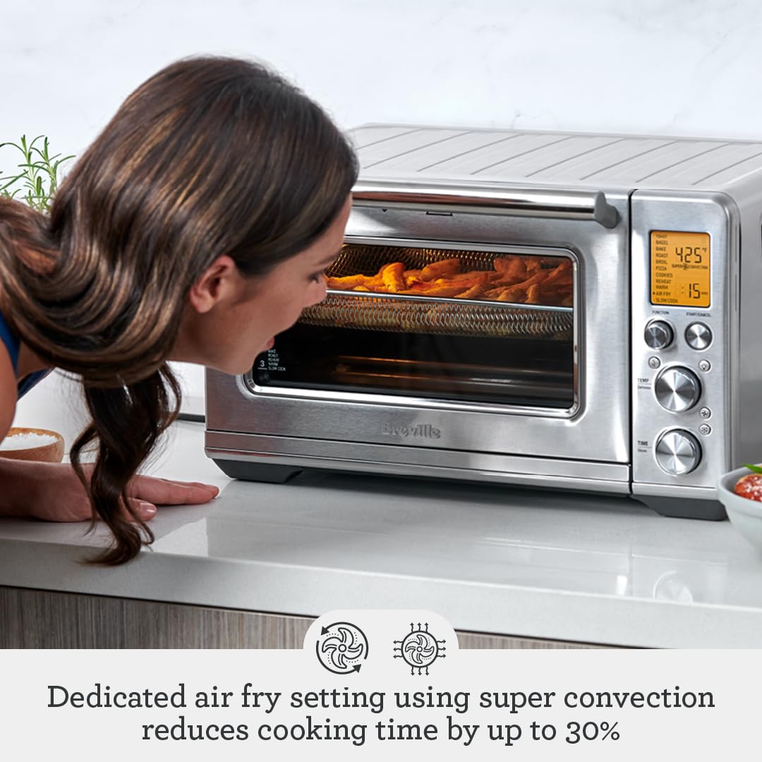 Smart Air Fryer & Convection Countertop Oven with Digital Controls