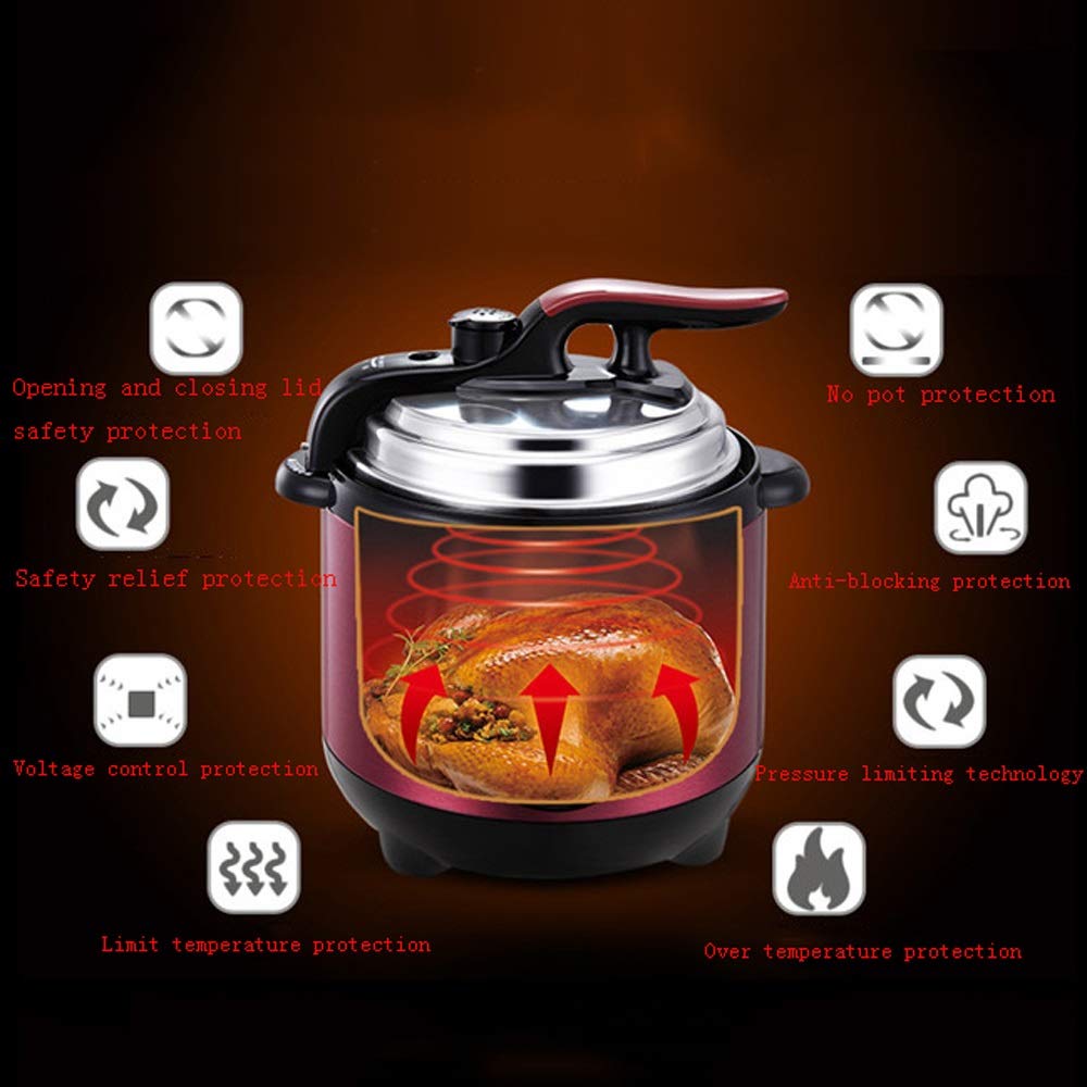 Smart Electric Pressure Cooker with Rice & Slow Cook Modes