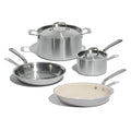 6-Piece Stainless Steel Cookware Set for Everyday Cooking
