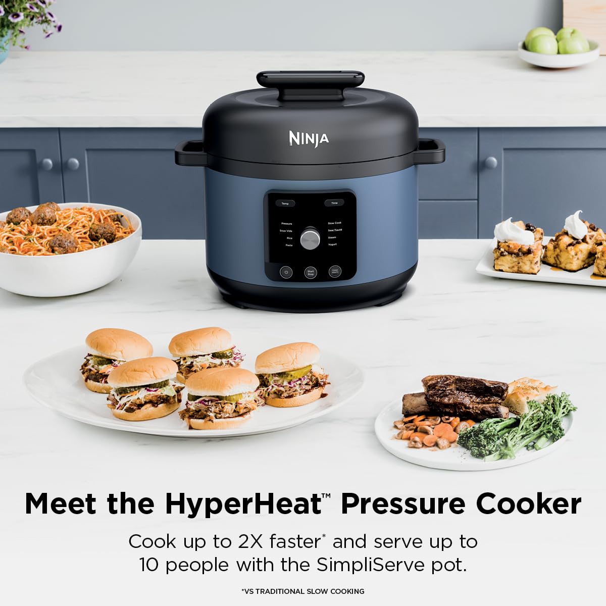 9-in-1 6.5-Quart HyperHeat Pressure Cooker Set