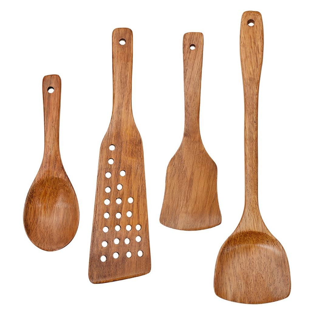 Heat-Resistant Kitchen Utensil Set with Anti-Scald Handles
