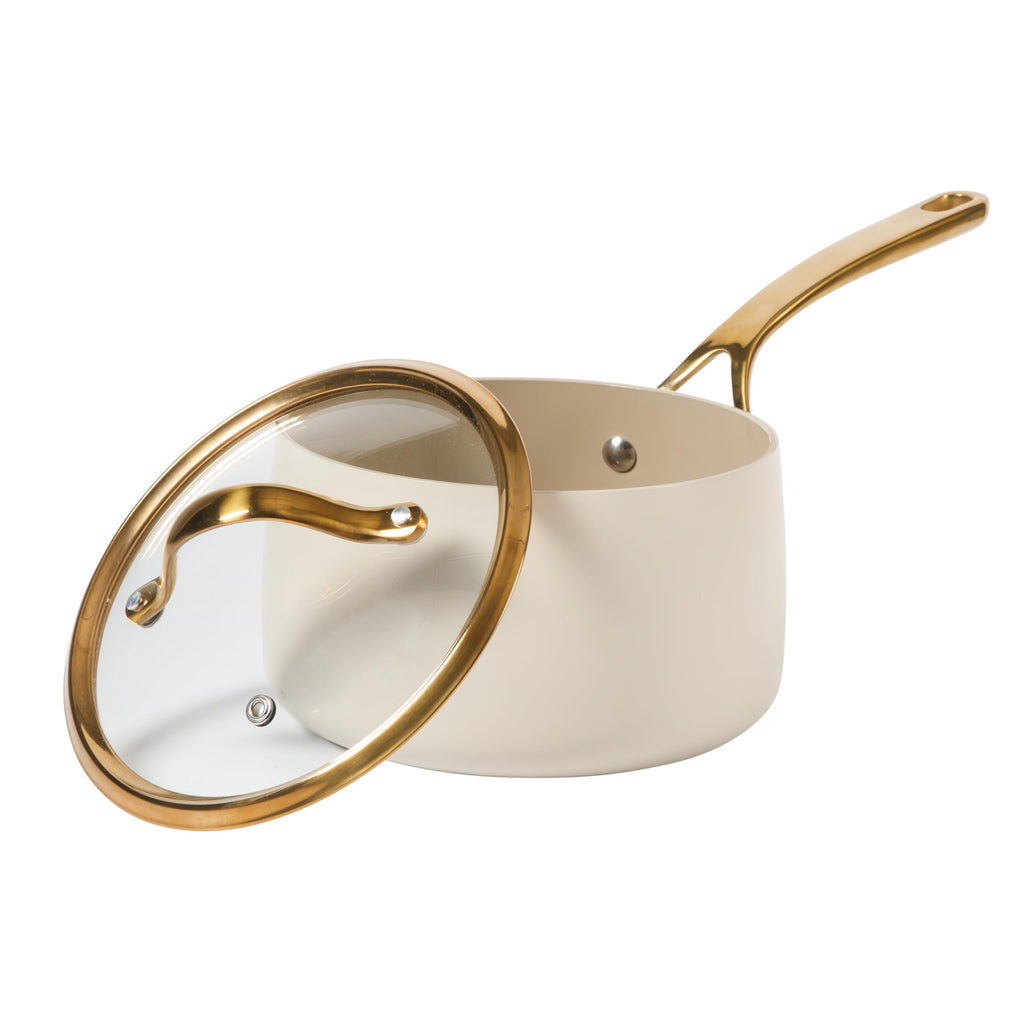 Heavy-Duty Ceramic Nonstick Aluminum Cookware Set