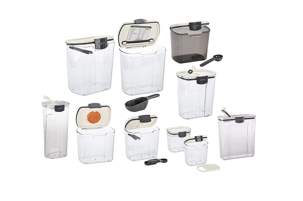 Airtight Baking Ingredient Storage Canister Set with Accessories