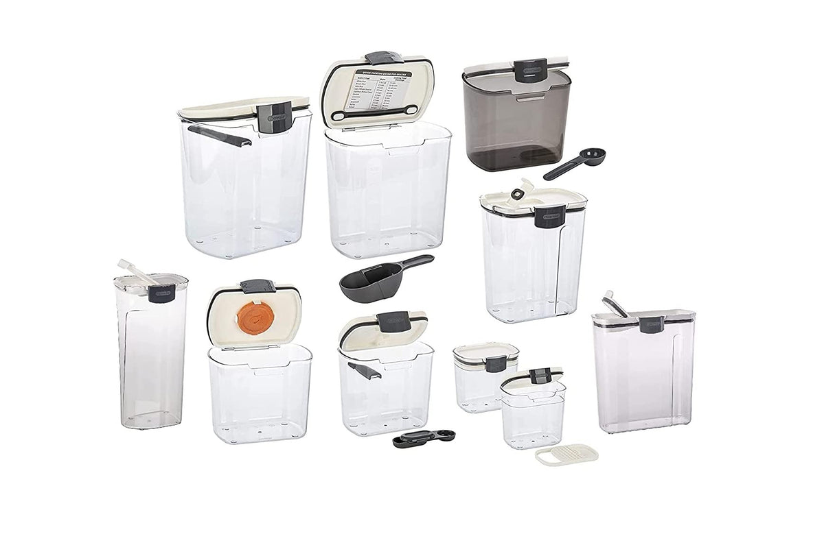 Airtight Baking Ingredient Storage Canister Set with Accessories