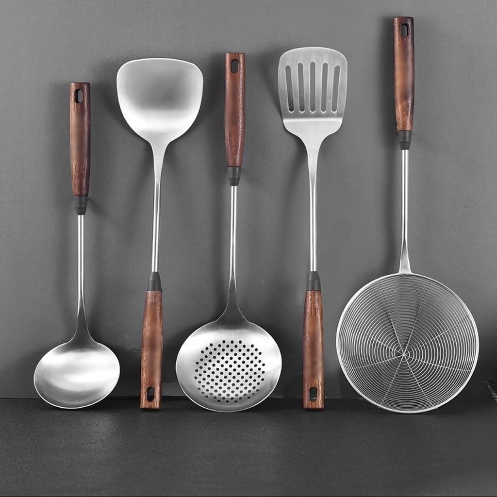 Tableware Spoon Ladle Long Rice Colander Soup Skimmer Cooking Spoons Scoop Kitchen Tool
