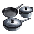 4-Piece Nonstick Pots and Pans Cookware Set for Induction