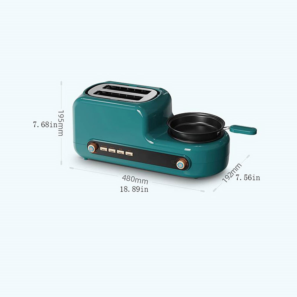 Multifunction Breakfast Maker with Toaster & Egg Cooker