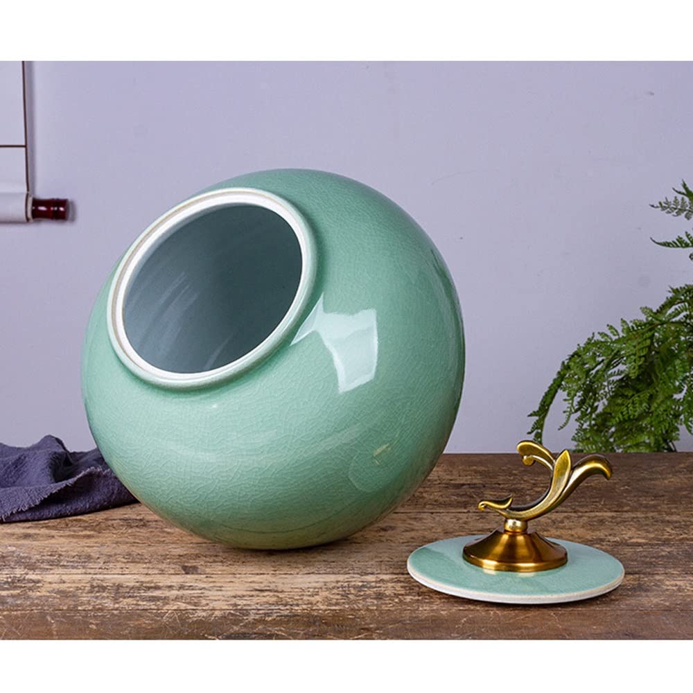 Ceramic Rice and Cereal Storage Dispenser with Sealed Lid