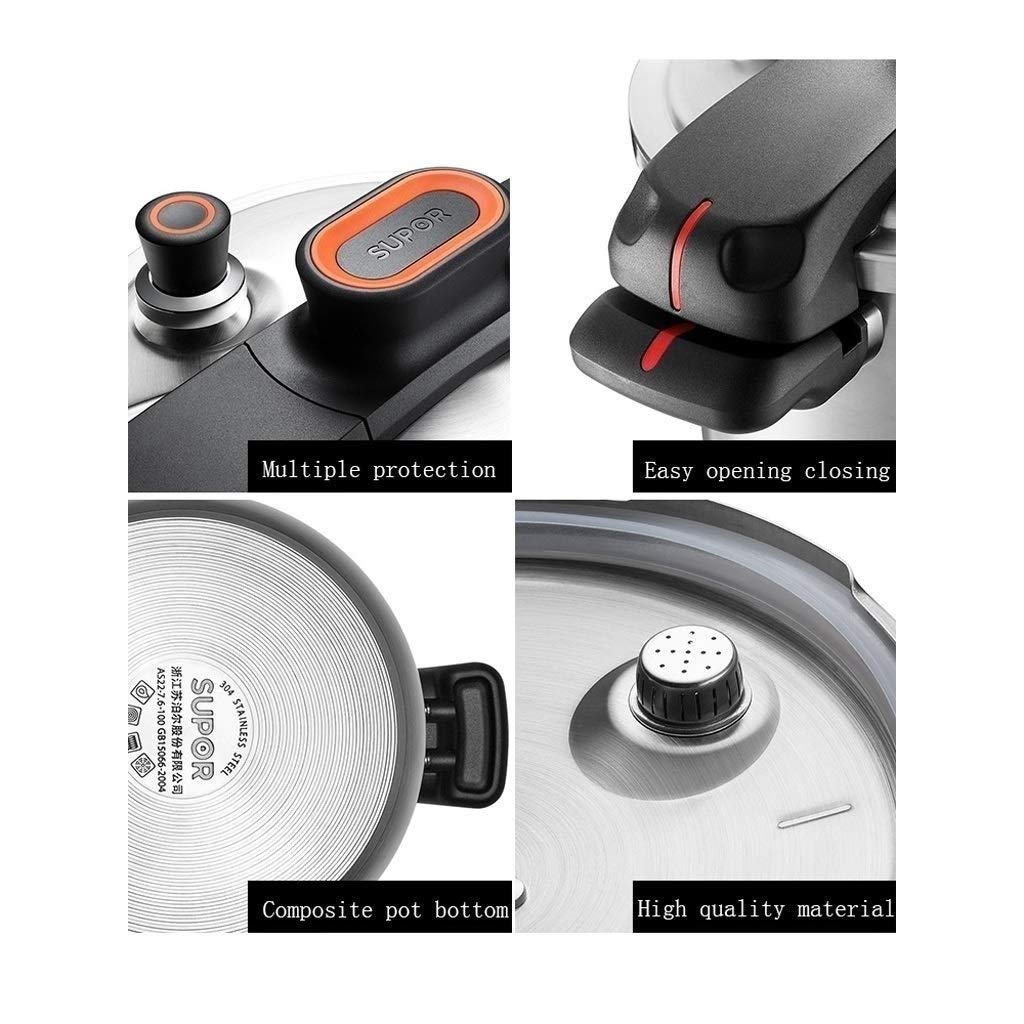 Programmable Multi-Use Pressure Cooker with Rice & Steam Modes