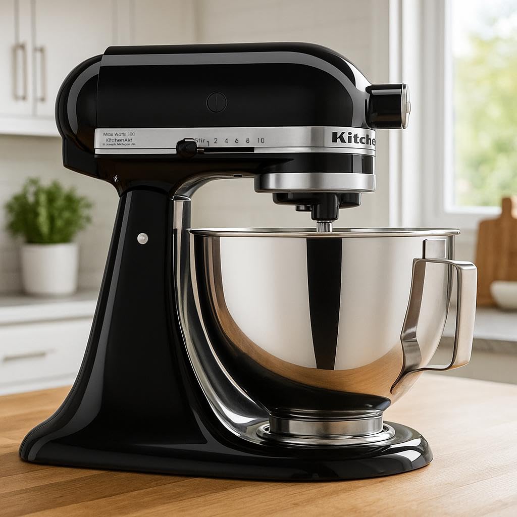 Kitchen Aid Tilt-Head Stand Mixer 4.5 Quart KSM85PBER, Empire Red
