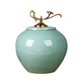 Ceramic Rice and Cereal Storage Dispenser with Sealed Lid