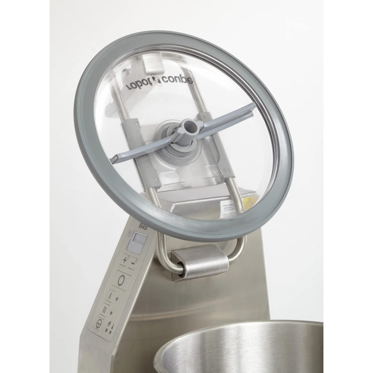 Robot Coupe R30T 2-Speed Vertical Cutter Mixer Food Processor with 31-Quart Stainless Tilt Cutter Bowl, Grey