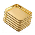 Gold Stainless Steel Rectangle Baking Sheet & Serving Tray