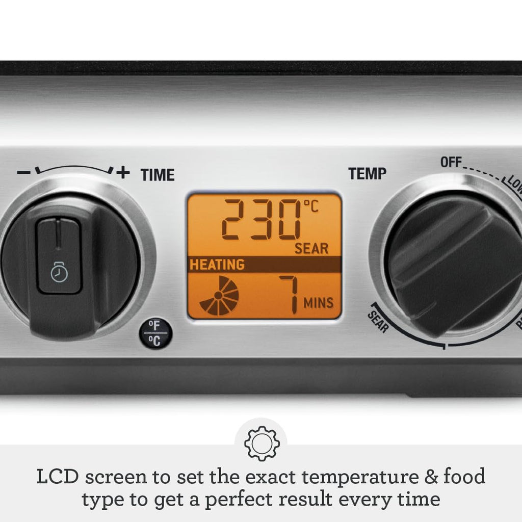 Smart Indoor Grill with Adjustable Temperature Control